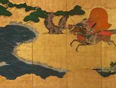 一の谷合戦図屏風
