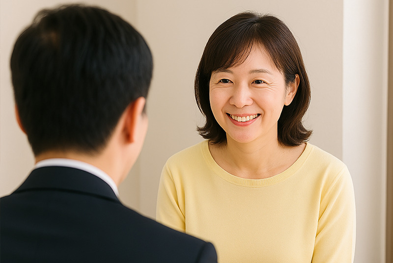 無理な営業・押し売りは一切行いません