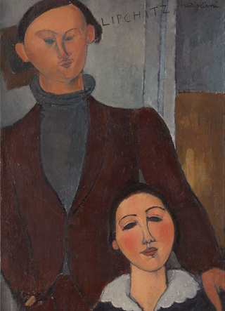 アメデオ・モディリアーニ ジャック・リプシッツとその妻（1916年）